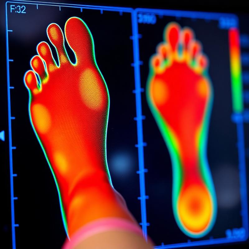 Foot pressure mapping analysis